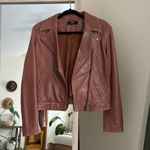 Able Leather Jacket Whiskey